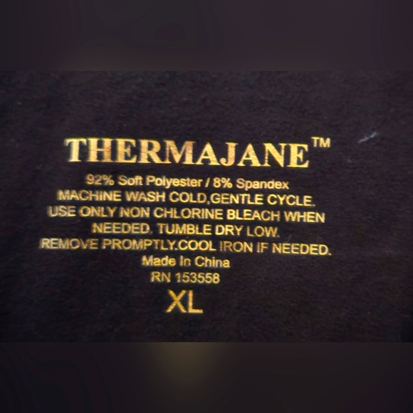 THERMAJANE THERMAL SCOOPNECK L/S TOP - Picture 4 of 4